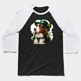 Dog Waiting For St. Patrick's Day Baseball T-Shirt